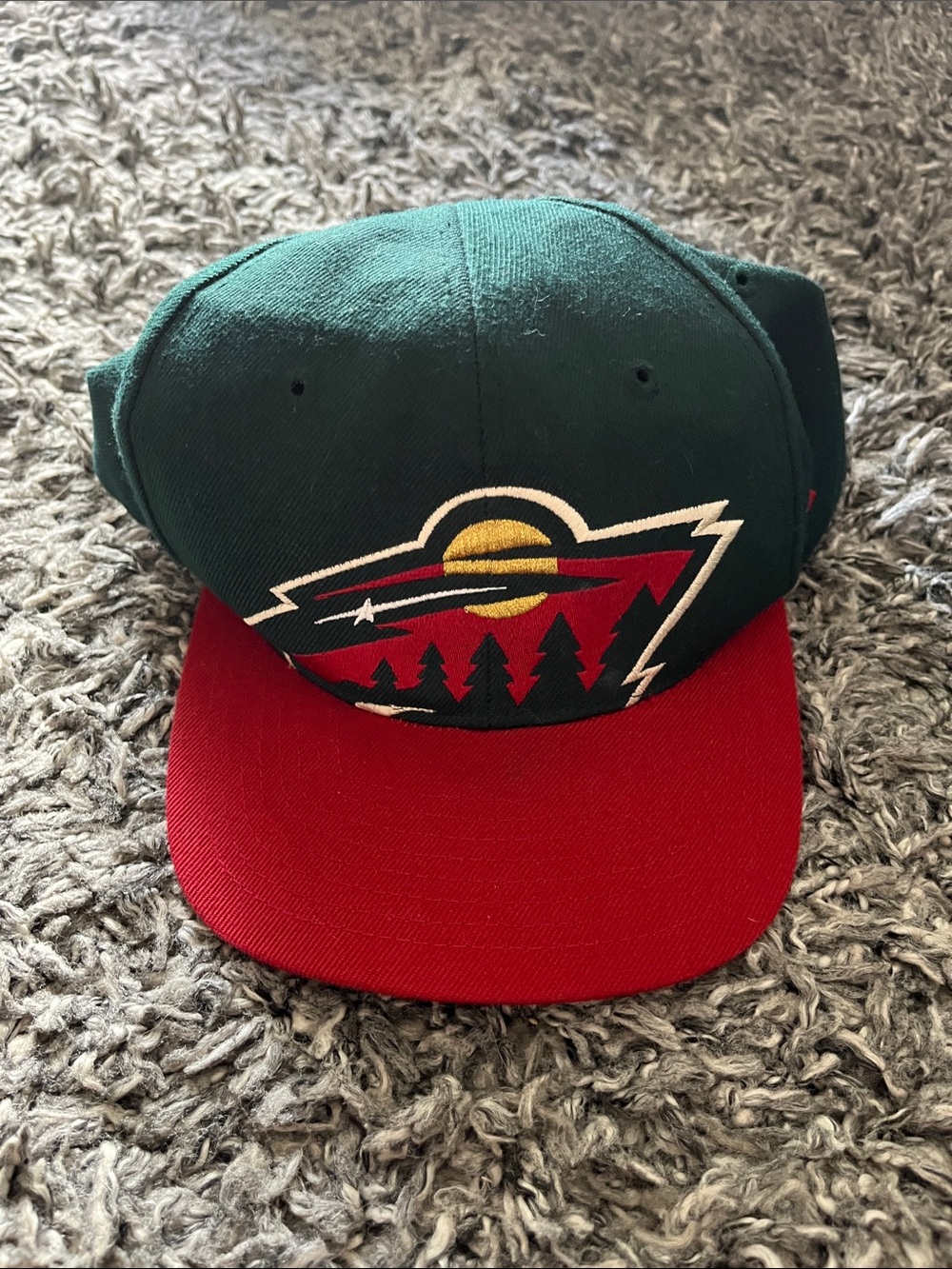 Vintage minesota wild hockey zephyr hat